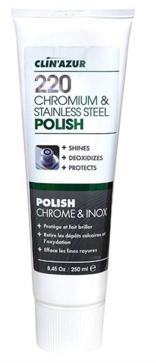 Clin Azur -220- Krom ve Paslanmaz Çelik Cilası 100ML