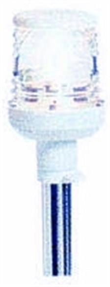 Direkli Silyon Feneri, Soketli, Paslanmaz Çelik, 60 cm Lens:Beyaz