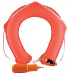 Fırlatılan tip şişme nal can simidi