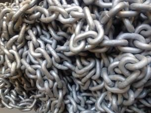 FORCE Kalibreli Baklalı Galvaniz Zincir DIN766 Ø10m