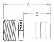 Groco bronz hortum rakoru