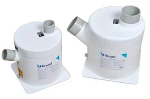 Halyard susturucu, Açılı Yandan giriş  Üstten çıkış