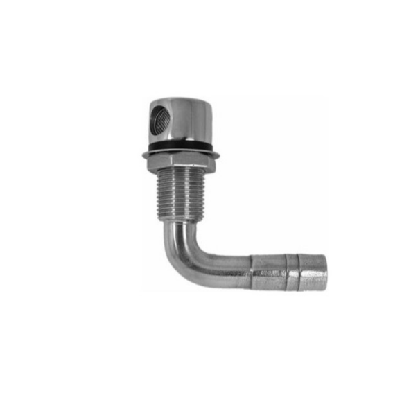 Hava Firarı Dirsekli 1/2'' Krom 