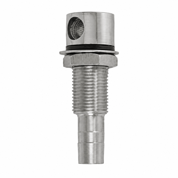 Hava Firarı Düz 1/2'' Krom 