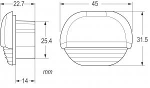 Hella Marine Apelo RGB Merdiven Lambası