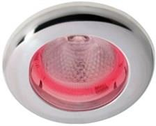 Hella Marine LED Spot Lambası Saten Paslanmaz Çelik / Kırmızı