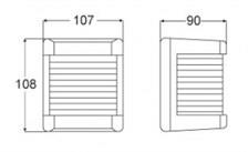 Hella Marine Model 2984 Sancak  Feneri Beyaz