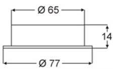 Hella Marine Tip 8527 Halojen Spot Kromaj