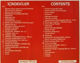 İlk Yardım Çantası - 76 Parça