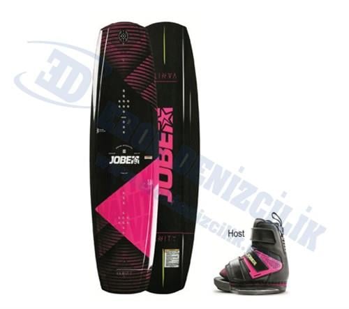 JOBE Wakeboard Vanity Pembe 136 cm Host Ayakkabı 35-39