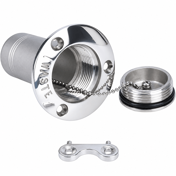 Krom Atık Su Dolum Ağzı 38 mm