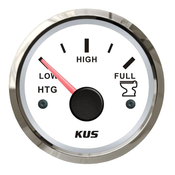 KUS Atık Su Göstergesi Beyaz 240–33 Ohm 12/24V 52mm