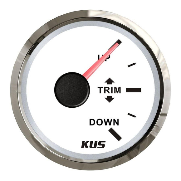 KUS Trim Göstergesi Beyaz 12/24V 52mm
