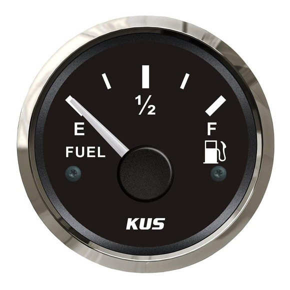 KUS Yakıt Göstergesi Siyah 33–240 Ohm 12/24V 52mm
