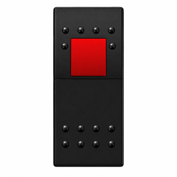 Labarka Kırmızı LED'li Switch On-Off 12/24V