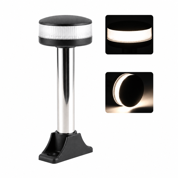 Labarka LED Krom Çıpa Feneri 12V 15 cm
