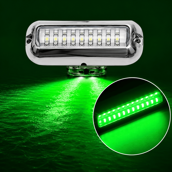Labarka Su Altı Lambası 27 LEDli 12/24V Yeşil