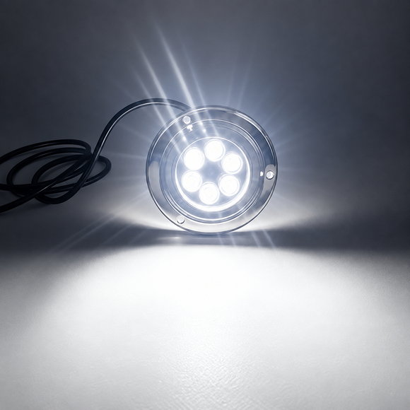 Labarka Su Altı Lambası 6 LEDli 12/24V Beyaz