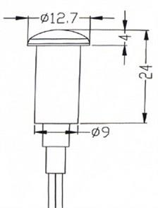 Led Nokta Lamba Sıcak Beyaz 12V