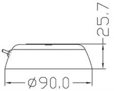 Ledli Tavan Lambası 12V DC 2.20W
