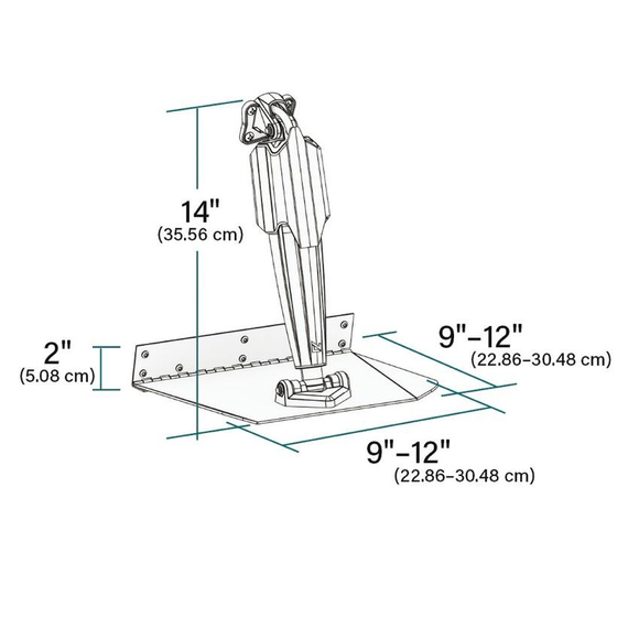 Lenco Marine Pro Control Auto Standard Mount Flap Seti 12V