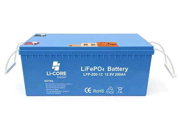 Li-Core LiFe PO4 12.8V/200Ah Lityum Akü - Smart