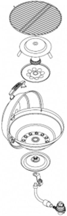 Magma Marine Kettle® A10-217 2 Gazlı Ocak/Mangal Kombinasyonu