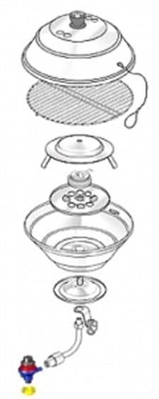 Magma Marine Kettle® Gazlı Mangal