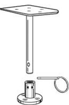 Magma T10-302 Tabla için Güverte Montaj Kiti - Soketli