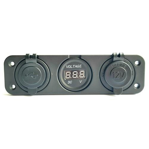 Marin Çakmaklık+USB Soketi+Voltmetre
