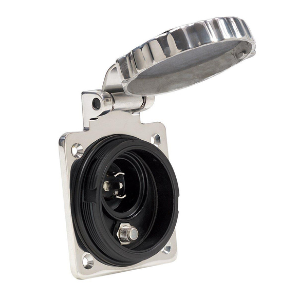 Marinco Paslanmaz Çelik TV ve Telefon Prizi