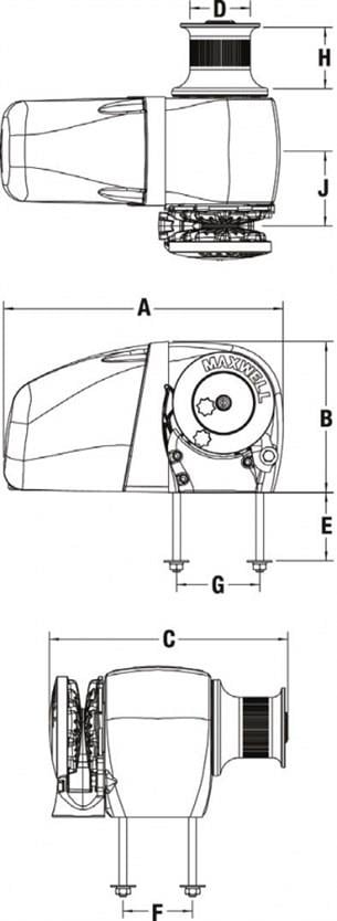Maxwell HRC-10 1000W 24V 8mm Tambursuz Yatık Irgat
