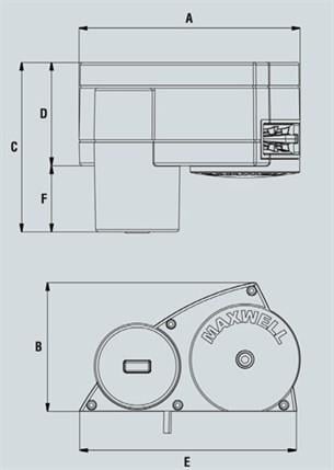 Maxwell HRC-10 600W 12V 6mm Tambursuz Yatık Irgat