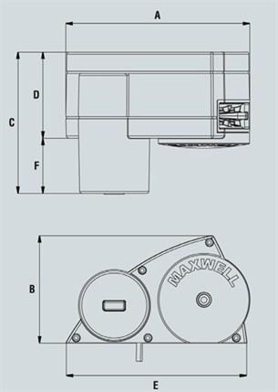 Maxwell HRC-10 600W 12V 8mm Tambursuz Yatık Irgat