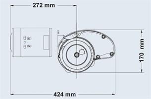 Maxwell RC-10 1000W 12V 10 mm Tambursuz Irgat