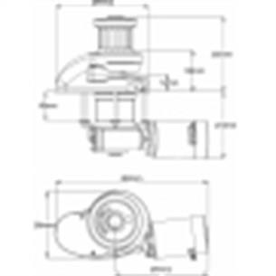 Maxwell RC12-10 Serisi 1200W 12V 10 mm Tamburlu Dik Irgat