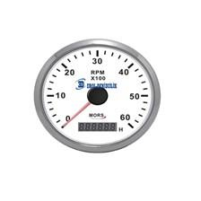 Mors Devir Göstergesi+Motor Saati 12-24V 6000RPM