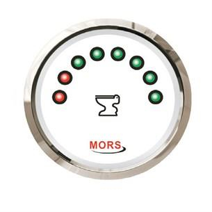 Mors Dijital Atık Su Göstergesi Beyaz 12-24V 55mm