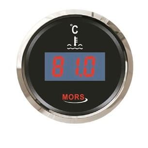 Mors Dijital Hararet Göstergesi Siyah 12-24V 55mm