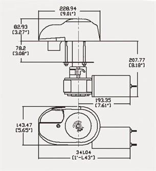 Nautilus 500W 12V 6 mm Tambursuz Dik Irgat