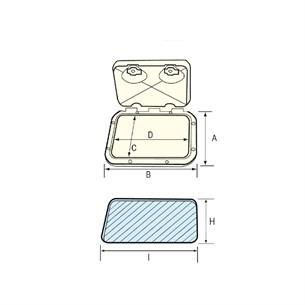 Nuova Rade Classic Plastik Kapak 463 X 517 mm
