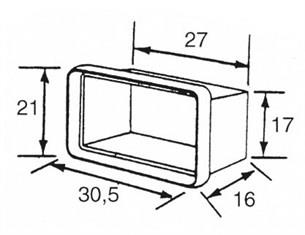 Nuova Rade Plastik Dolap, Beyaz, 180° Açılır, 37.5x27cm