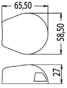Osculati Led Navigasyon Feneri,Sancak-İskele kombine Güverteye Montaj