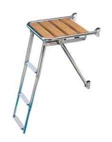 Paslanmaz Çelik Katlanır merdivenli platform 26cm