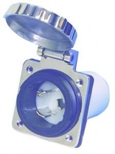 Priz 220V AISI 316 Paslanmaz Çelik 50 Amper