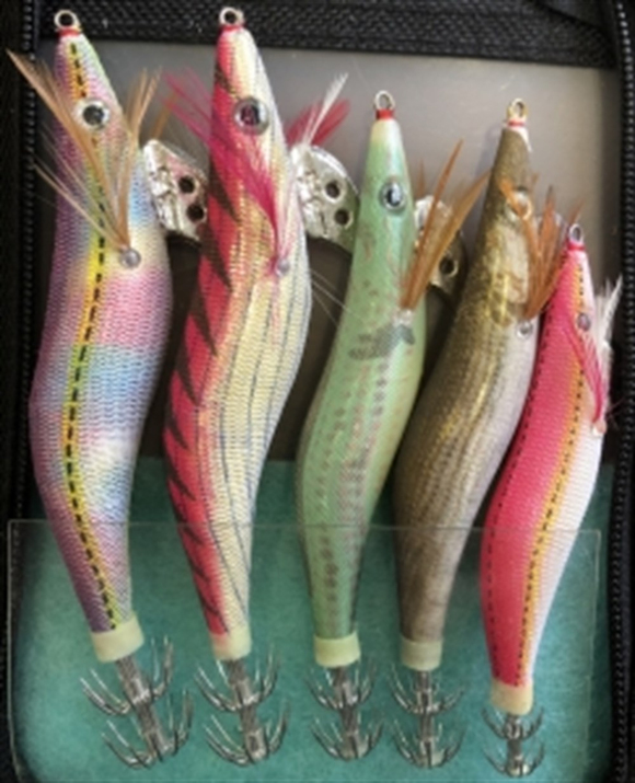 Protackle Flash İpek Kalamar Zokası Seti, 5-apos;li.