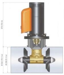 Quick Baş Manevra Pervanesi. 120kgf. 12V