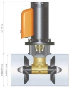 Quick Baş Manevra Pervanesi. 270kgf. 24V