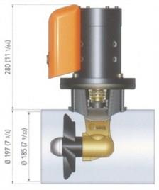 Quick Baş Manevra Pervanesi. 55kgf. 24V