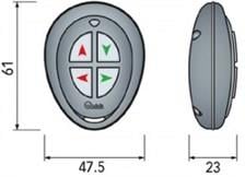 Quick Kablosuz Uzaktan Kumanda El Ünitesi 4 Kanallı